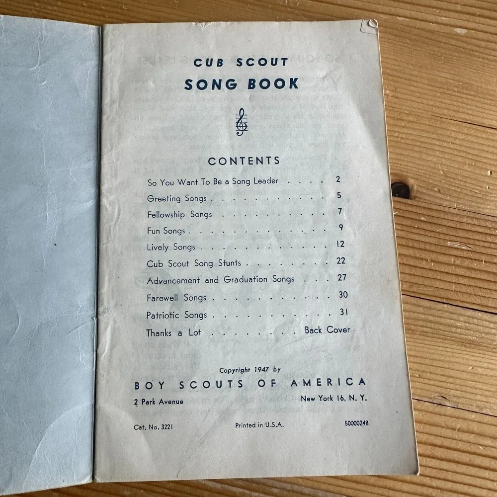 Scouting America vintage 1947